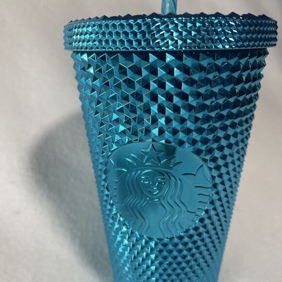 Starbucks’s Studded Blue 16 Oz Cold Cup - Picture 2 of 6